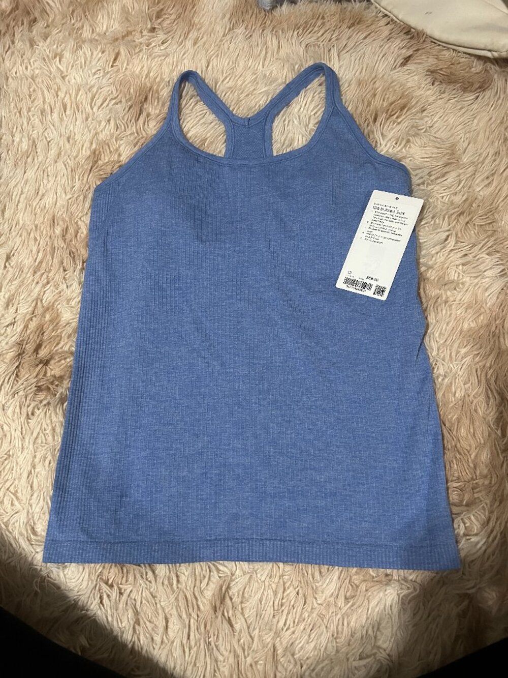Lululemon Ebb 2 Street Tank in Prep Blue